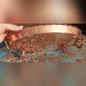 Copper dishes
